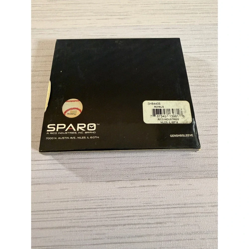 Kansas City Royals Sparo Mens Brown Leather RFID Bifold Wallet MLB KC Logo